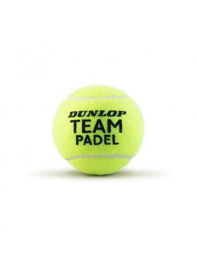 Padelio kamuoliukų rinkinys Dunlop TEAM, žalias, 3 vnt. 2