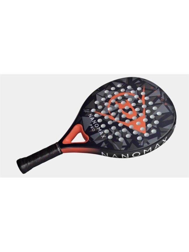 Padelio raketė Dunlop NANOMAX PRO, juoda/raudona 1 Padelio raketė Dunlop NANOMAX PRO, juoda/raudona 1