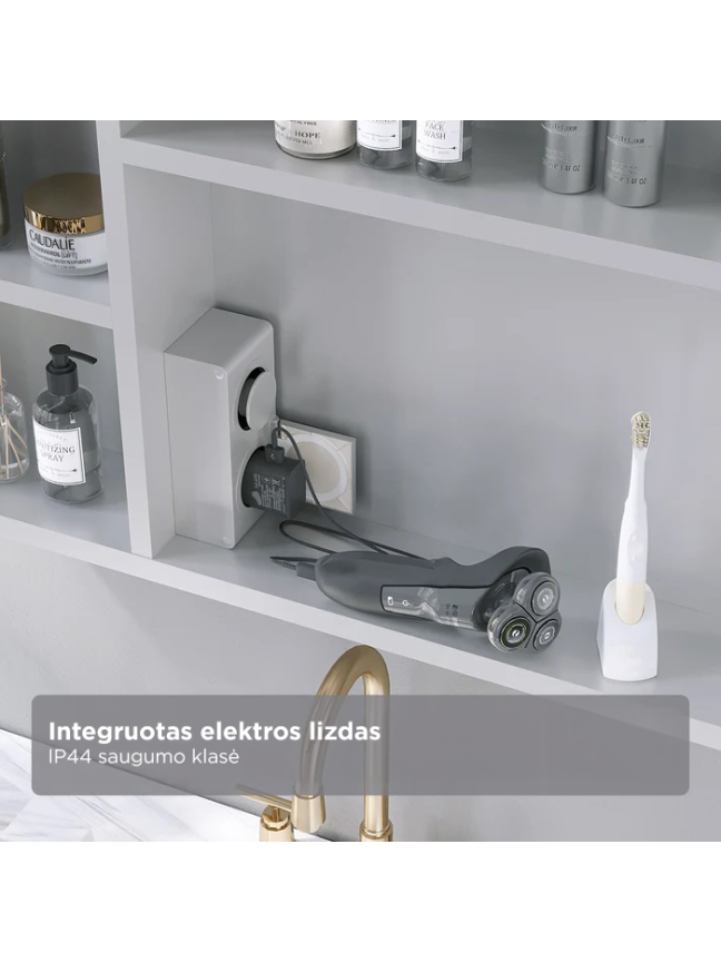 Pakabinama veidrodinė spintelė AQUABATOS Nimes LMC0476R 70x60 4