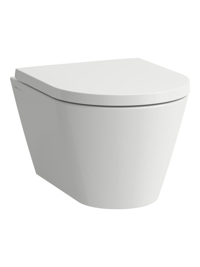 Pakabinamas WC Kartell, Silent Flush / Rimless, 4,5/3 ltr, be dangčio, balta spalva