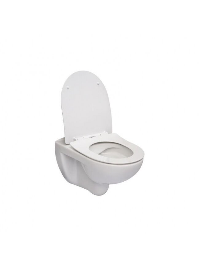 Pakabinamasis unitazas su dangčiu ROCA VICTORIA, 370×350 mm Pakabinamasis unitazas su dangčiu ROCA VICTORIA, 370×350 mm