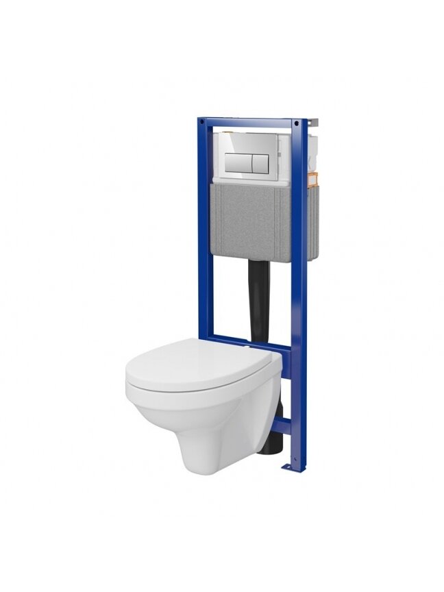 Pakabinamojo unitazo komplektas CERSANIT S701-022 Pakabinamojo unitazo komplektas CERSANIT S701-022