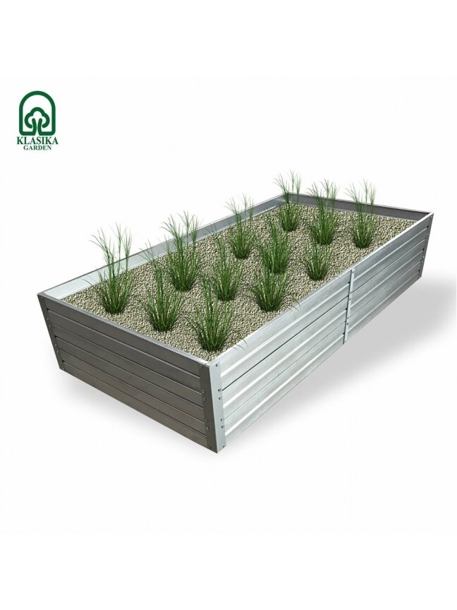 Pakelta lysvė KLASIKA GARDEN, cinkuota - 150 x 75 x 30 cm 2 Pakelta lysvė KLASIKA GARDEN, cinkuota - 150 x 75 x 30 cm 2
