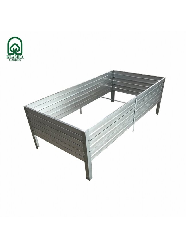 Pakelta lysvė KLASIKA GARDEN, cinkuota - 150 x 75 x 30 cm Pakelta lysvė KLASIKA GARDEN, cinkuota - 150 x 75 x 30 cm