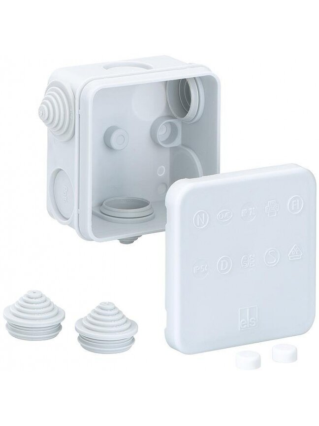 Paskirstymo dėžutė SPELSBERG 320-970, 75×75×42 mm Paskirstymo dėžutė SPELSBERG 320-970, 75×75×42 mm