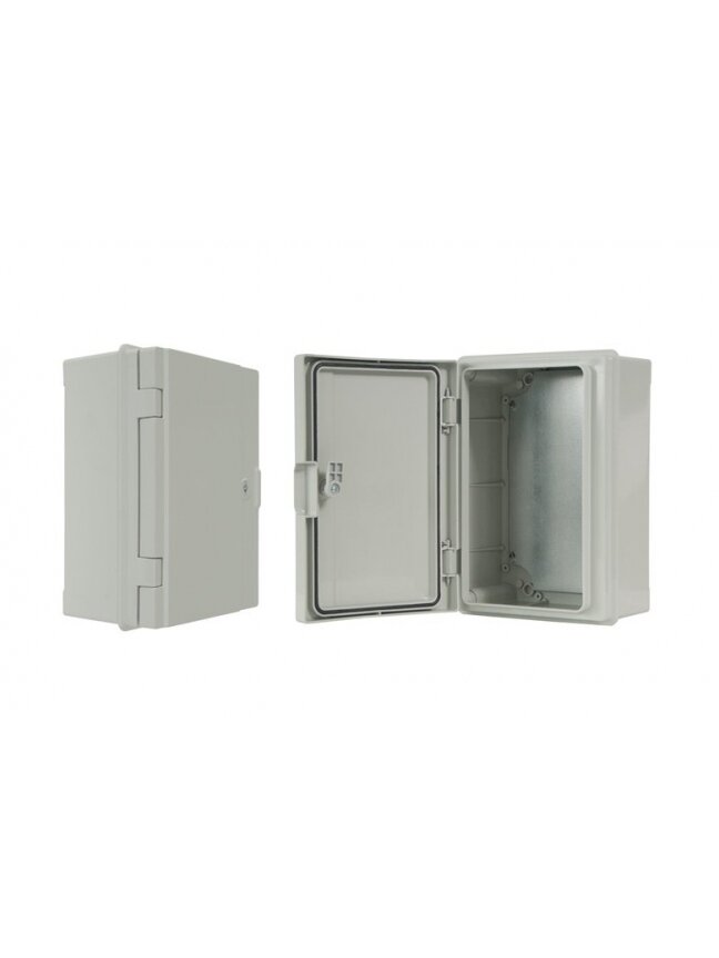 Paskirstymo skydas C.1602UV, 410x310x170 mm, IP65, plast. Paskirstymo skydas C.1602UV, 410x310x170 mm, IP65, plast.