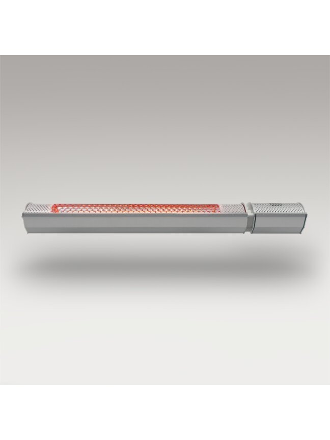 Pastatomas Infraraudonųjų spindulių šildytuvas Heatum H2000R URBAN SILVER su trikoju stovu 5