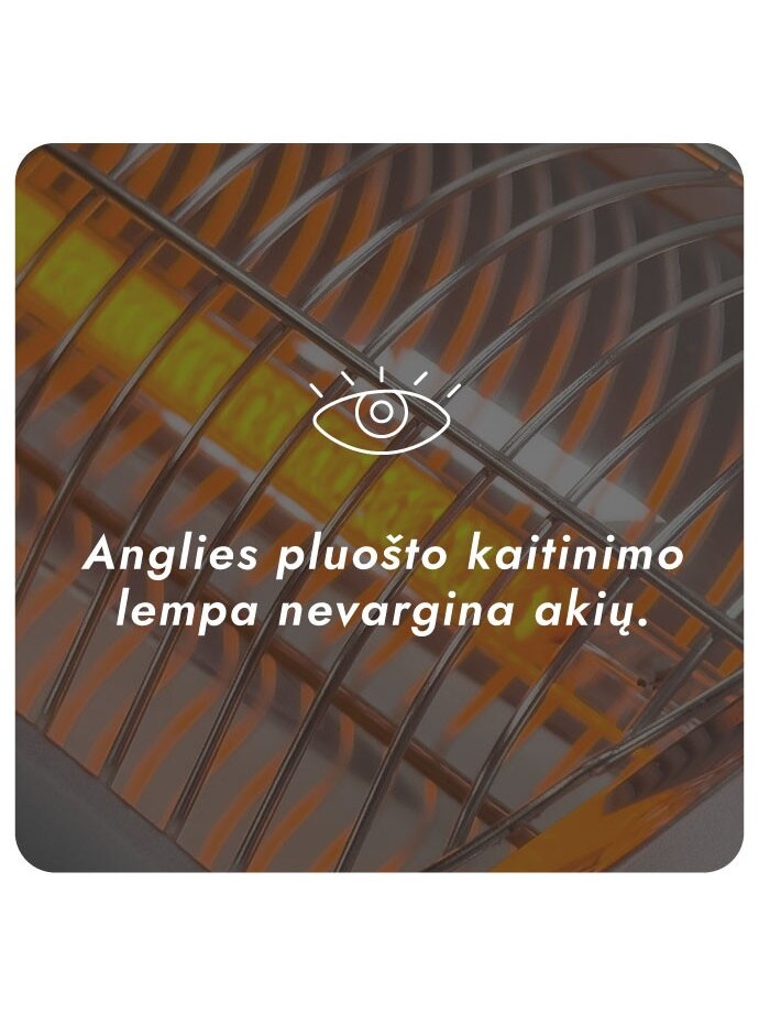Pastatomas Infraraudonųjų spindulių šildytuvas Heatum H2000R CORE SILVER su trikoju stovu 8