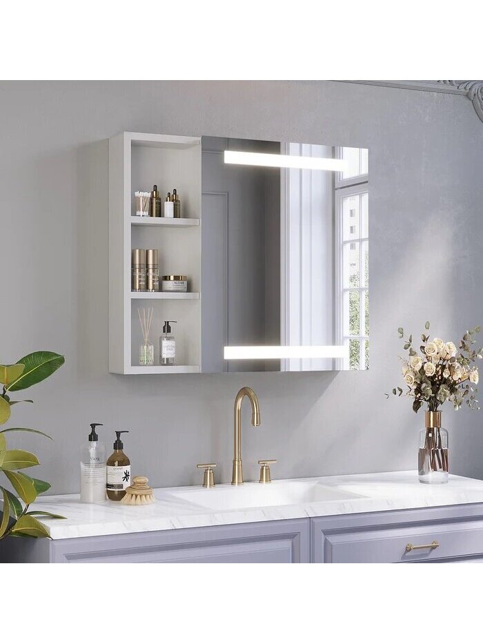Pakabinama veidrodinė spintelė AQUABATOS Nimes LMC0476R 70x60 Pakabinama veidrodinė spintelė AQUABATOS Nimes LMC0476R 70x60