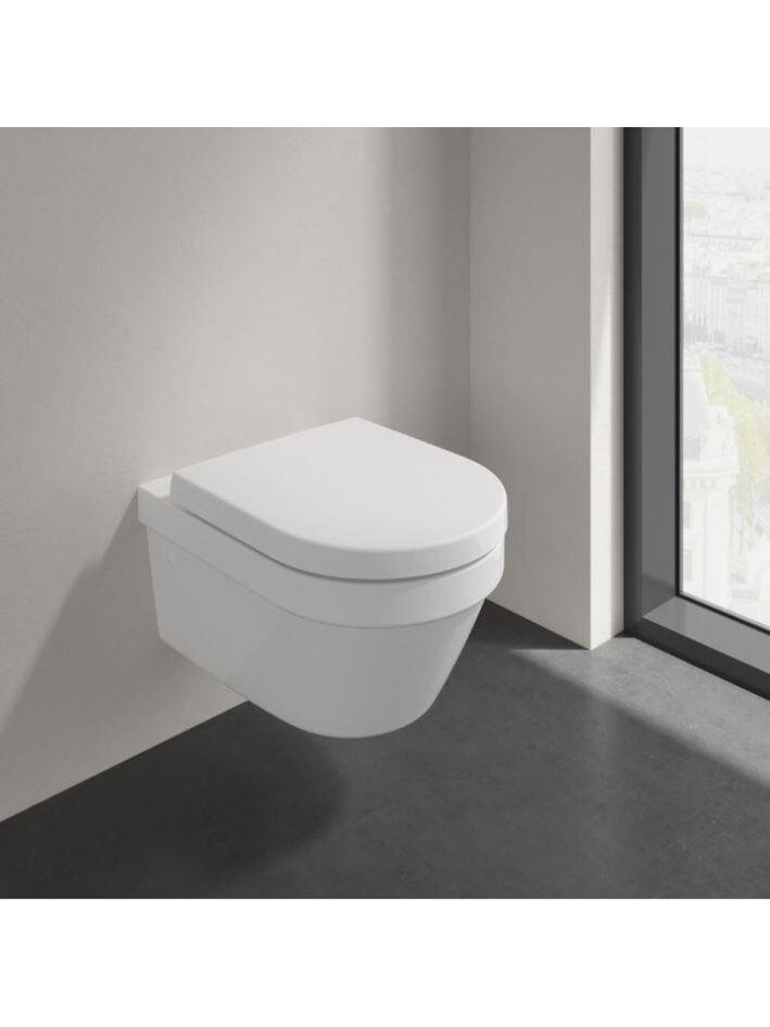 Pakabinamasis unitazas su dangčiu VILLEROY & BOCH, 410×400mm 2 Pakabinamasis unitazas su dangčiu VILLEROY & BOCH, 410×400mm 2
