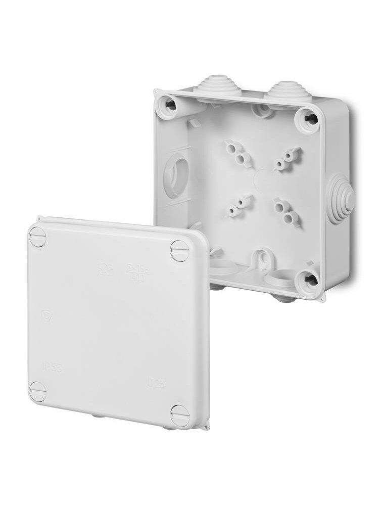 Paskirstymo dėžutė Elektroplast 0233-00, 65 x 135 x 135 mm