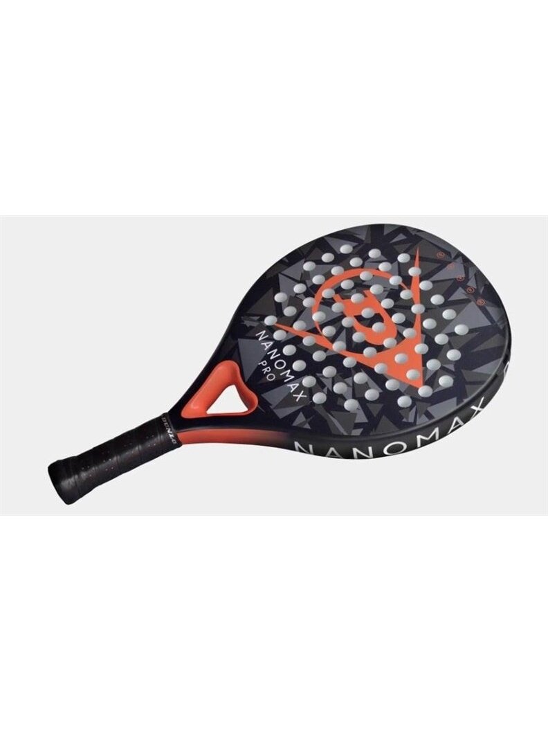 Padelio raketė Dunlop NANOMAX PRO, juoda/raudona 1 Padelio raketė Dunlop NANOMAX PRO, juoda/raudona 1