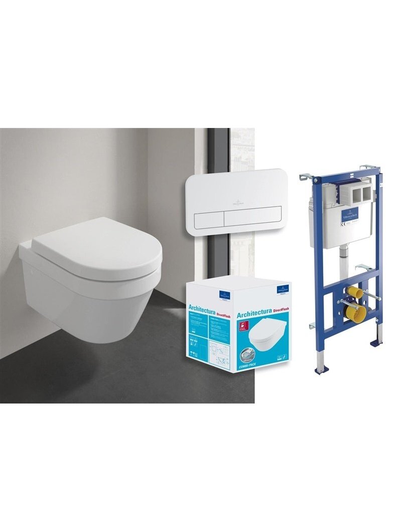 Pakabinamasis unitazas Villeroy & Boch Architectura, 34.5 cm