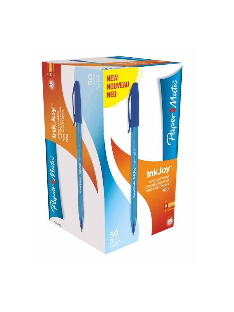 PaperMate Rašiklis EXTRA FINE mėlyn. sp., 100 CAP 2