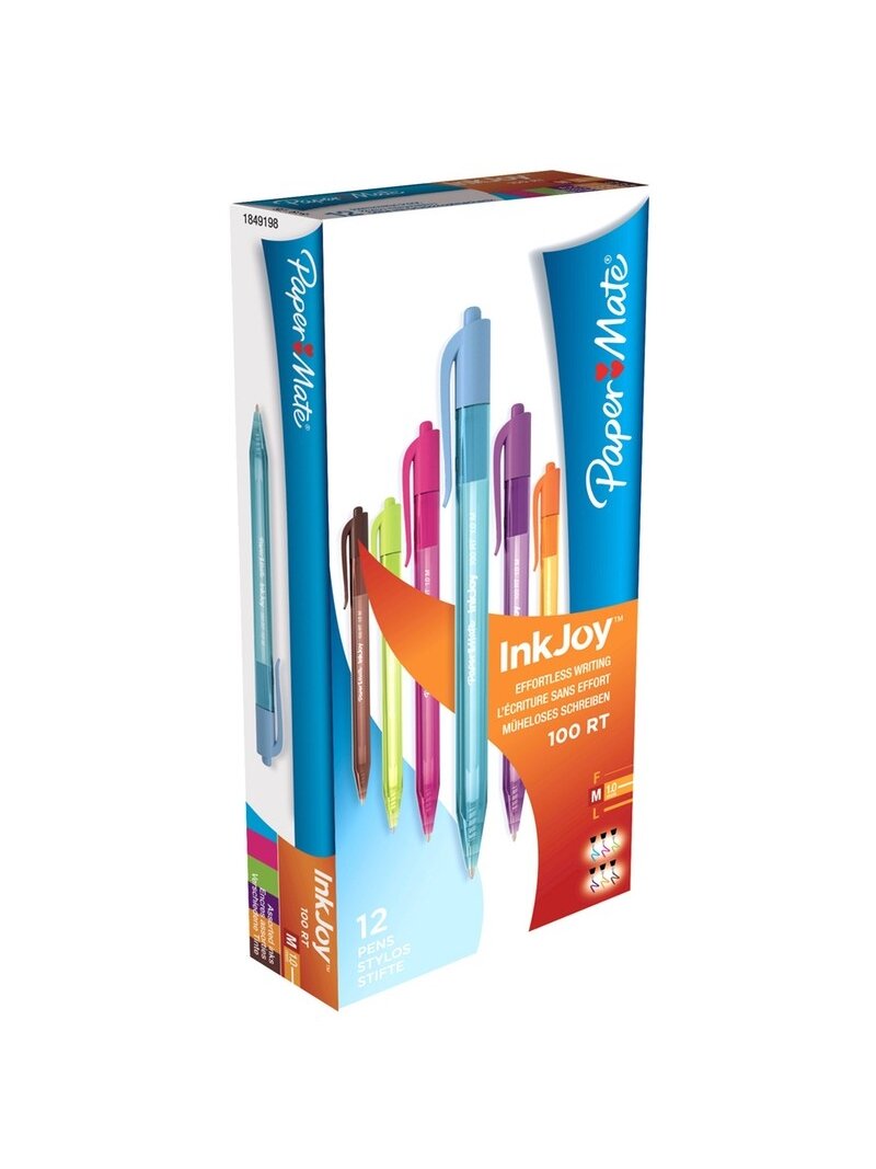 PaperMate Rašiklis „InkJoy" juodos sp., 100 RT M 2 PaperMate Rašiklis „InkJoy" juodos sp., 100 RT M 2
