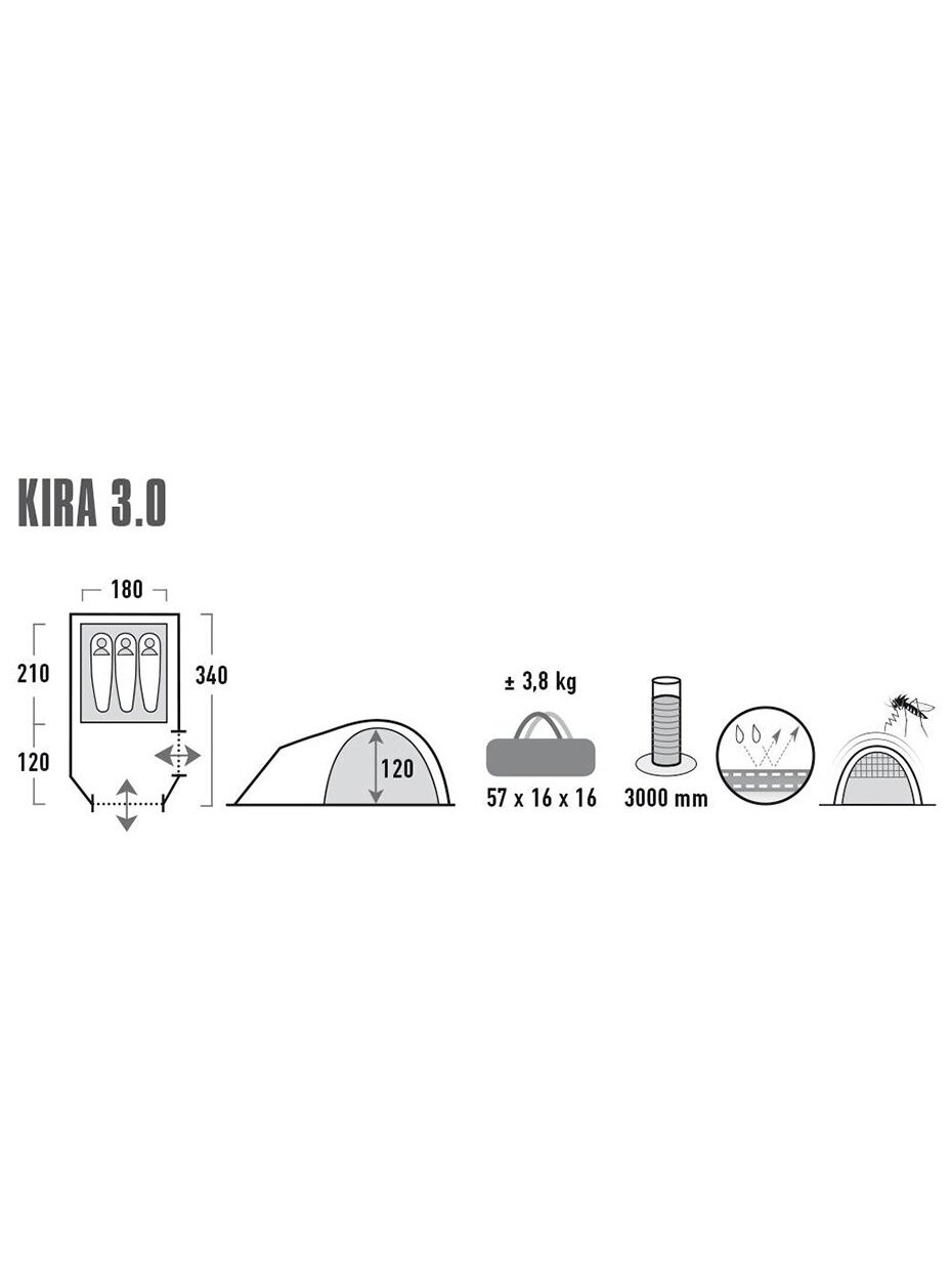 Palapinė High Peak Kira 3 10370 1