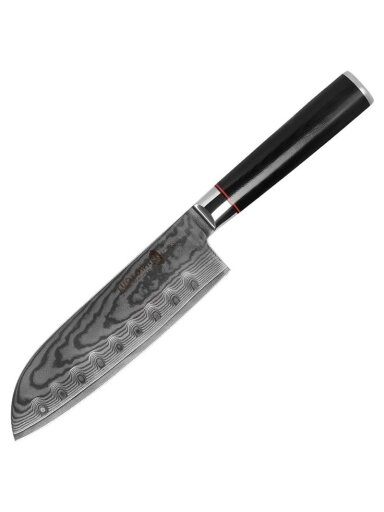 PEILIS DAMASKO PLIENO SANTOKU 18CM PEILIS DAMASKO PLIENO SANTOKU 18CM