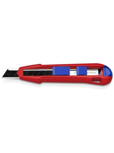 Peilis laužoma geležte18mm su ašmenų stabilizatoriumi, Cutix, Knipex