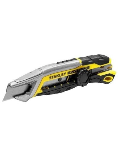 Peilis su ratuku ir geležtės nulaužimo sistema Stanley 18 mm