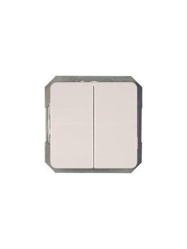 Perjungiklis VILMA LX200, 2klav., baltos spalvos