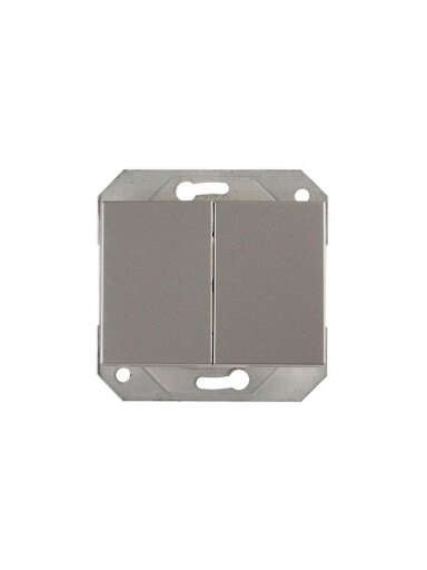 Perjungiklis VILMA XP500, 2 klav., metalo spalvos