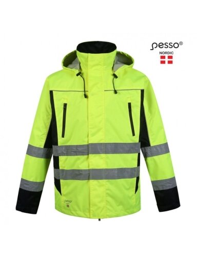 Pesso Ryškaus matomumo striukė Pesso DENVER, geltona L