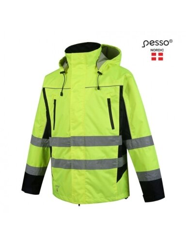 Pesso Ryškaus matomumo striukė Pesso DENVER, geltona M