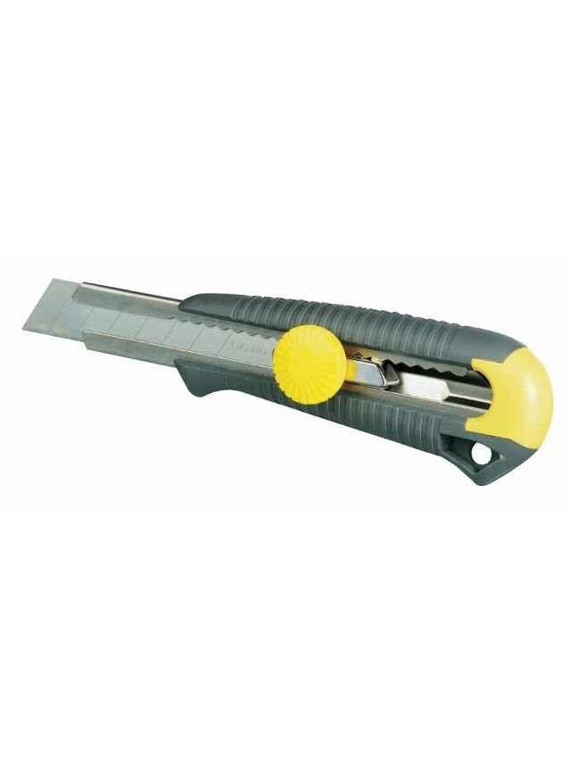Peiliukas tapetams 18mm DYNAGRIP su ratuku Stanley Peiliukas tapetams 18mm DYNAGRIP su ratuku Stanley