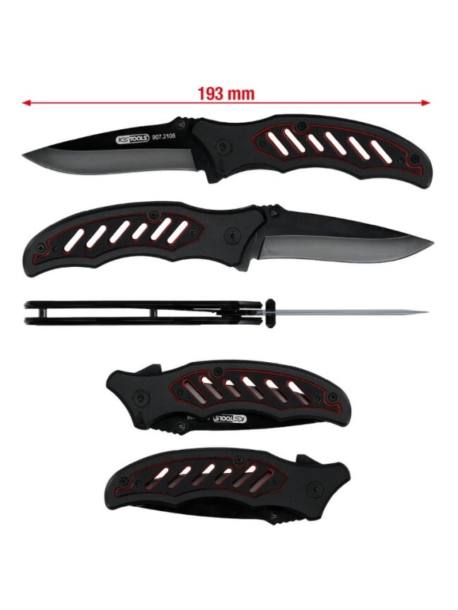 Peilis, atlenkiamas su fiksatoriumi, KS Tools 2 Peilis, atlenkiamas su fiksatoriumi, KS Tools 2