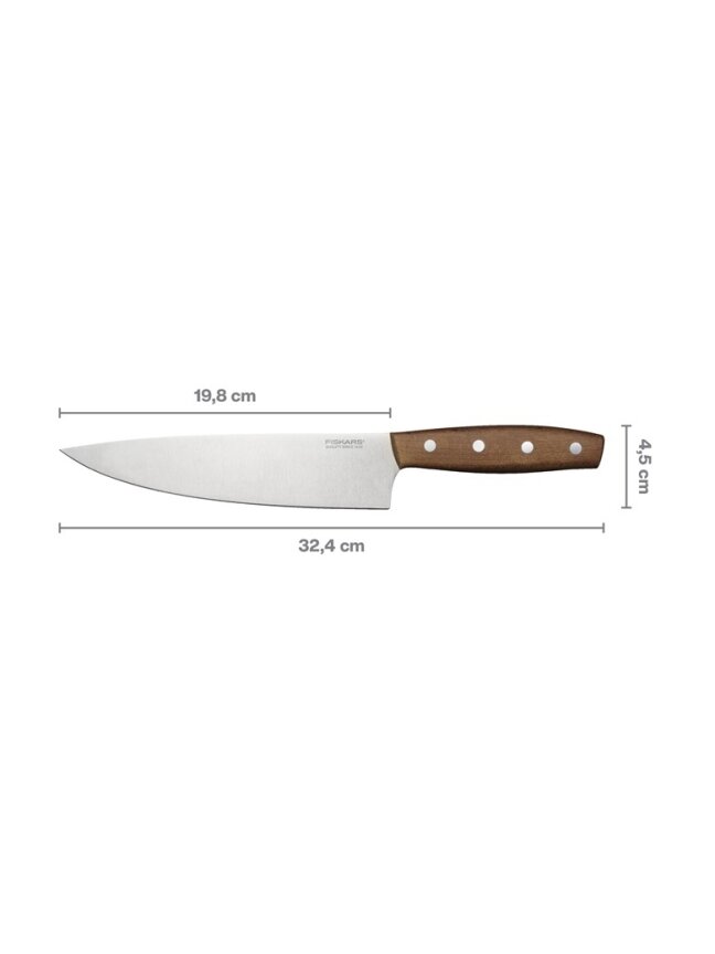Peilis Fiskars, nerūdijantysis plienas/medis 2