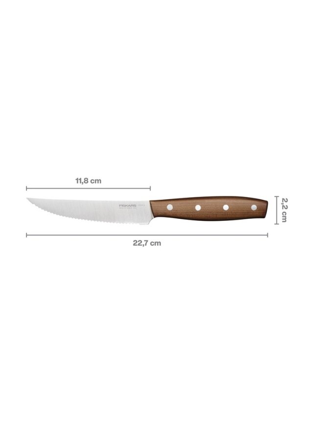 Peilis Fiskars, nerūdijantysis plienas/medis 2
