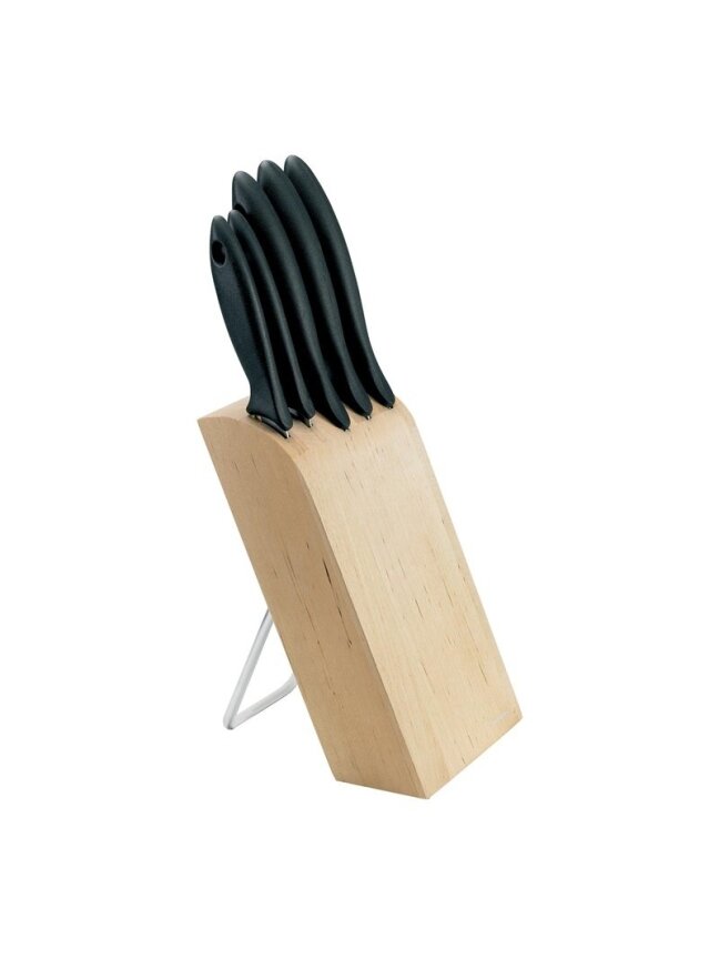Peilių komplektas su stovu Fiskars Essential, 5 vnt