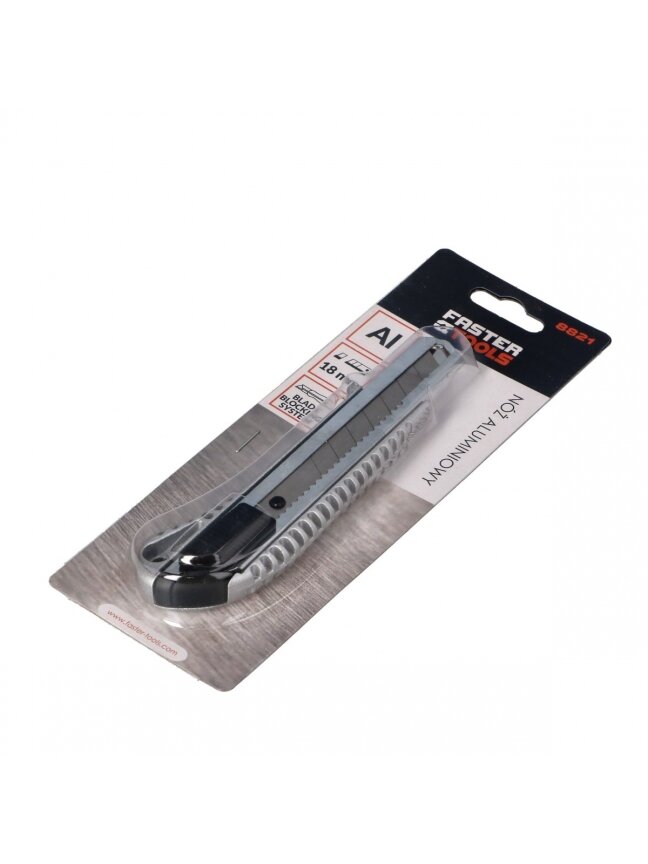 Peiliukas tapetams 18mm, aliuminio korpusas Faster Tools 1