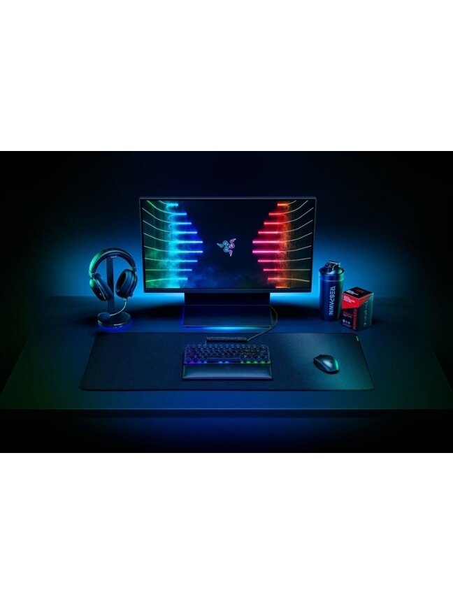 Pelės kilimėlis Razer Strider-XXL, 940x410x3mm, juoda 2 Pelės kilimėlis Razer Strider-XXL, 940x410x3mm, juoda 2
