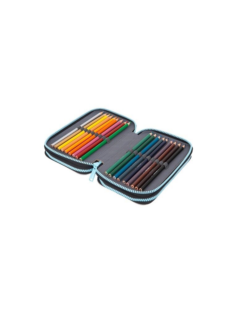 Penalas CoolPack, 20 cm x 13 cm, pilka/įvairių spalvų 2 Penalas CoolPack, 20 cm x 13 cm, pilka/įvairių spalvų 2