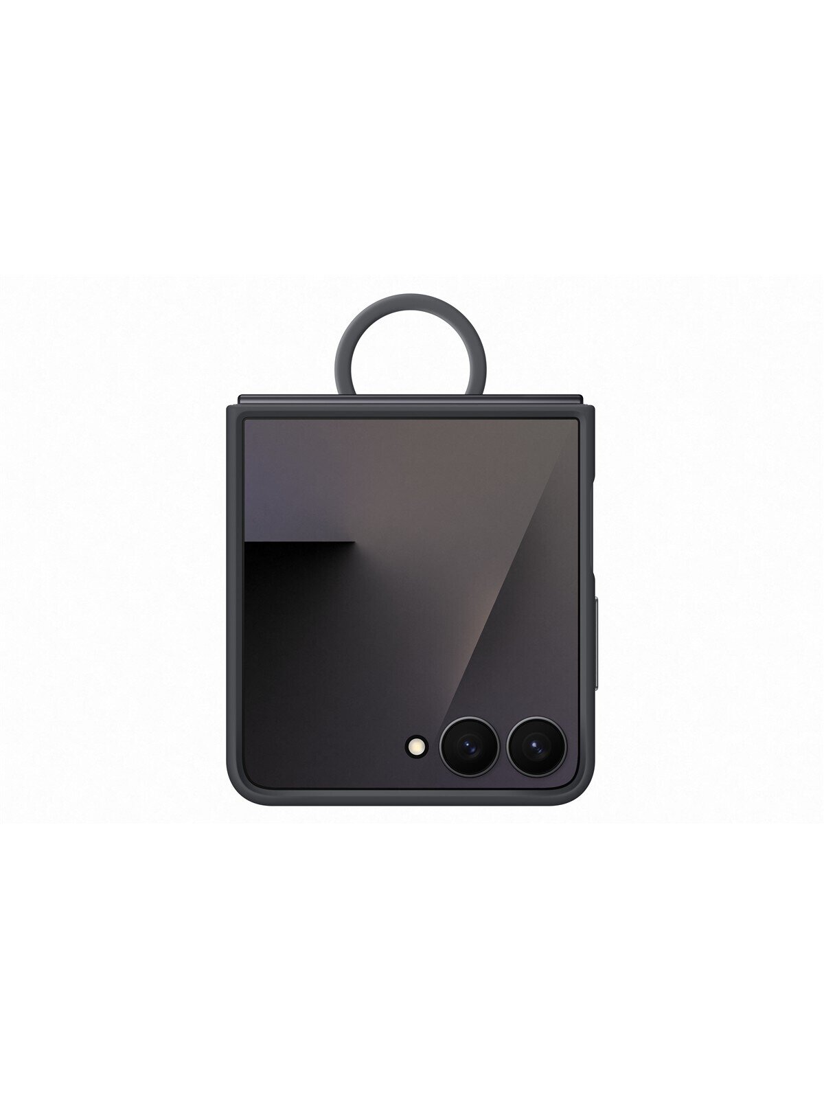 PF766TBEGWW Ring Case (Silicone) Samsung Galaxy Flip7, Black 1
