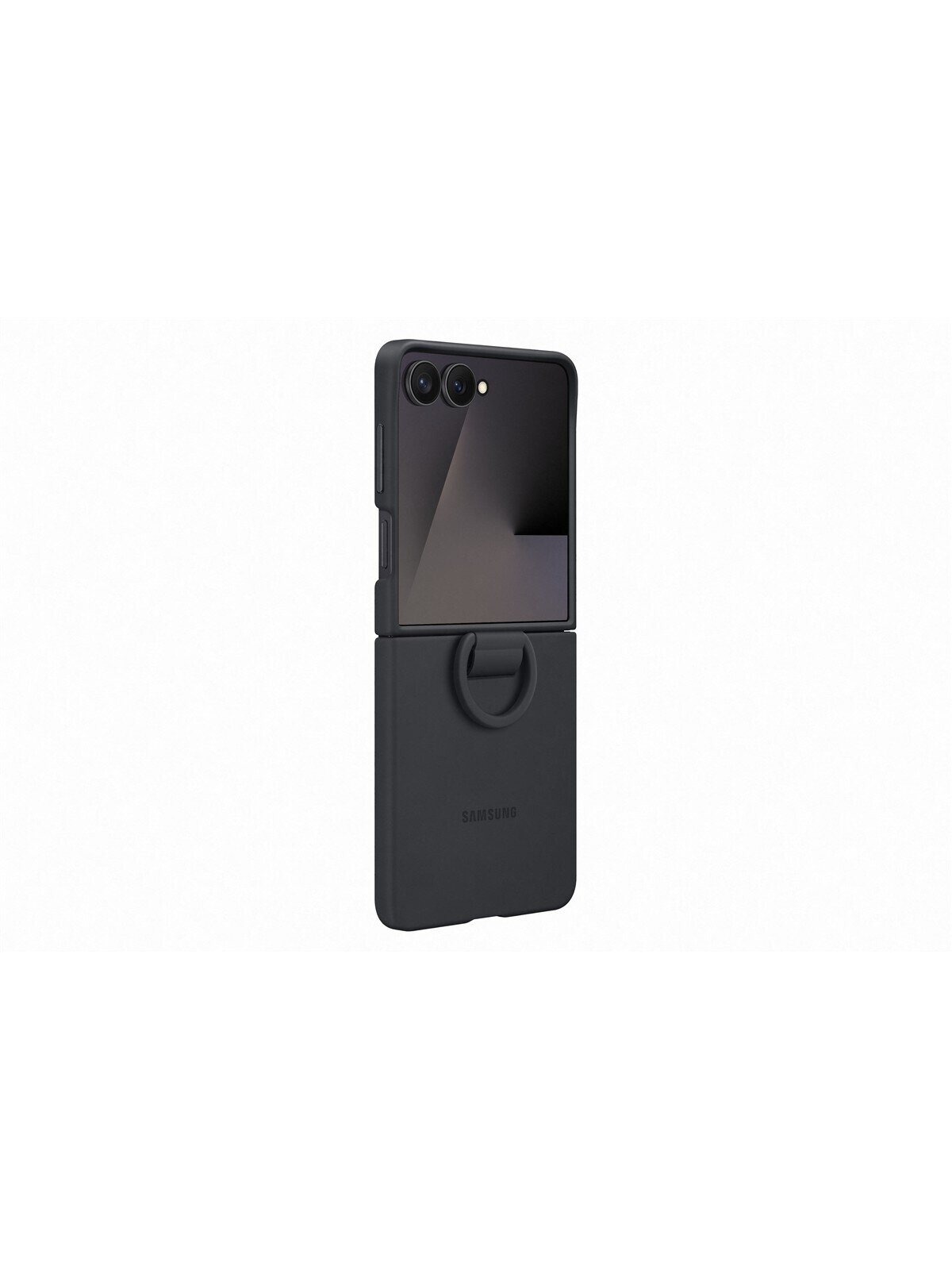 PF766TBEGWW Ring Case (Silicone) Samsung Galaxy Flip7, Black
