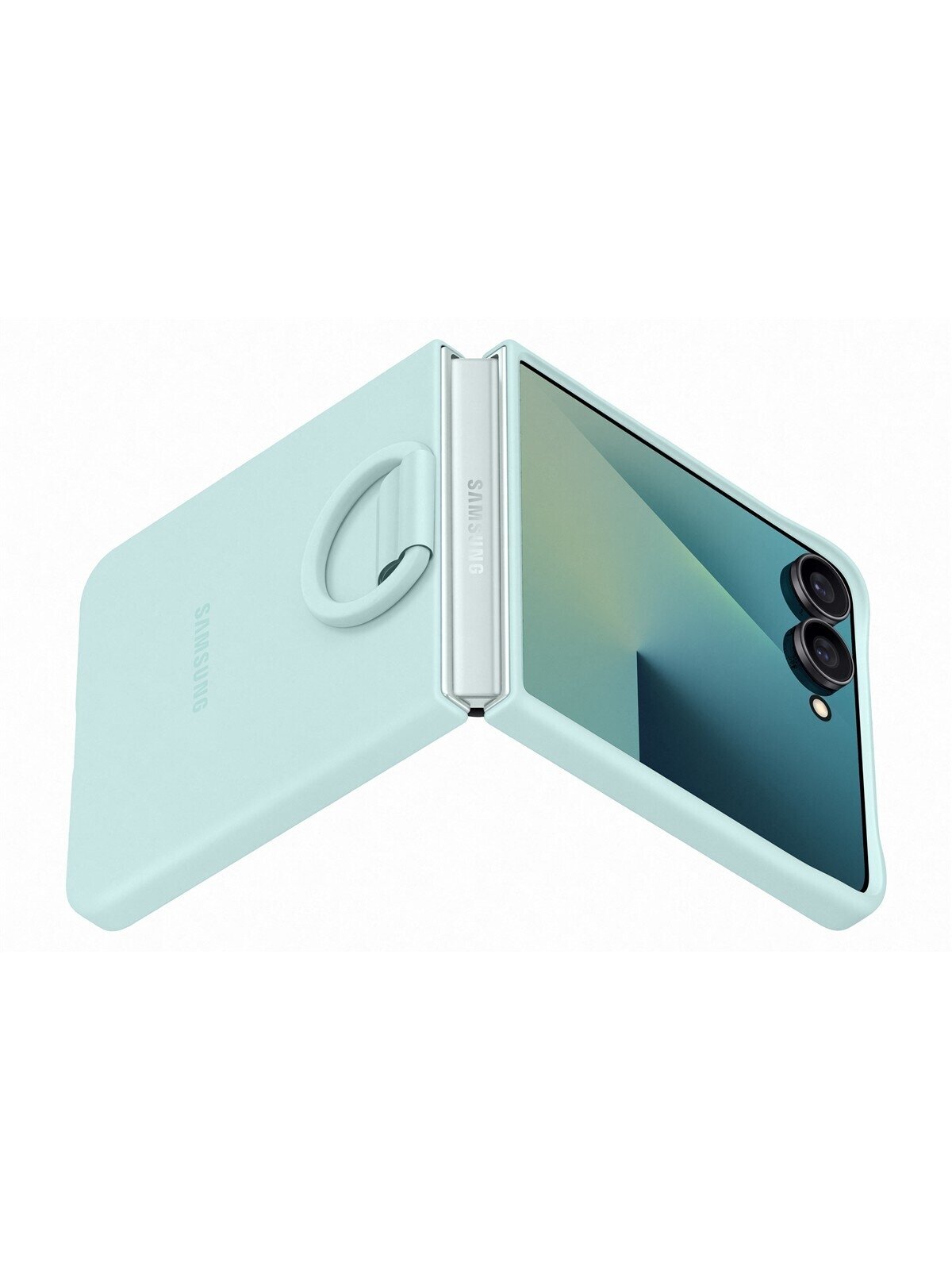 PF766TMEGWW Ring Case (Silicone) Samsung Galaxy Flip7, Mint 3