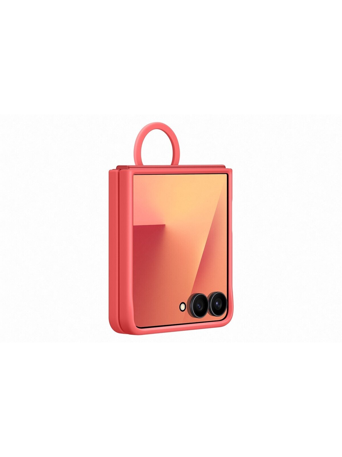 PF766TREGWW Ring Case (Silicone) Samsung Galaxy Flip7, Red 2