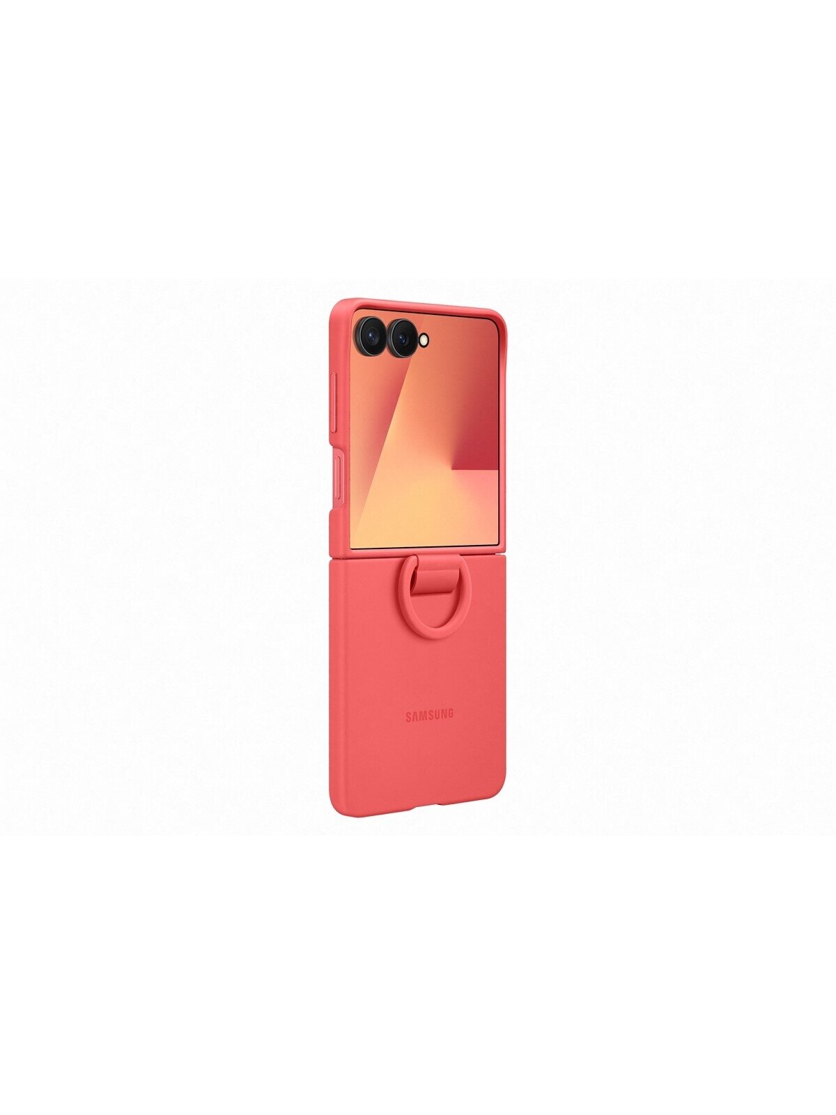 PF766TREGWW Ring Case (Silicone) Samsung Galaxy Flip7, Red 5