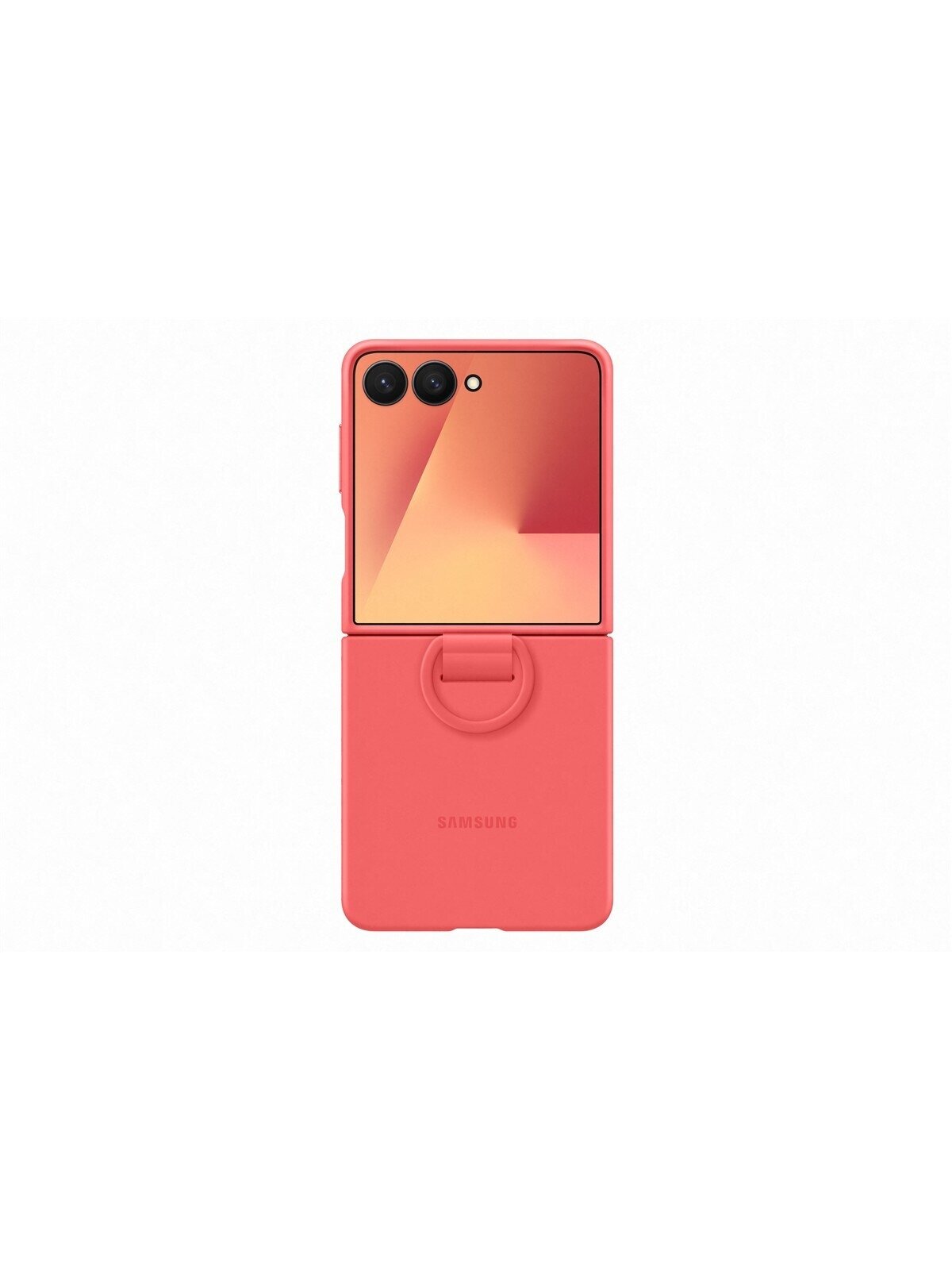 PF766TREGWW Ring Case (Silicone) Samsung Galaxy Flip7, Red