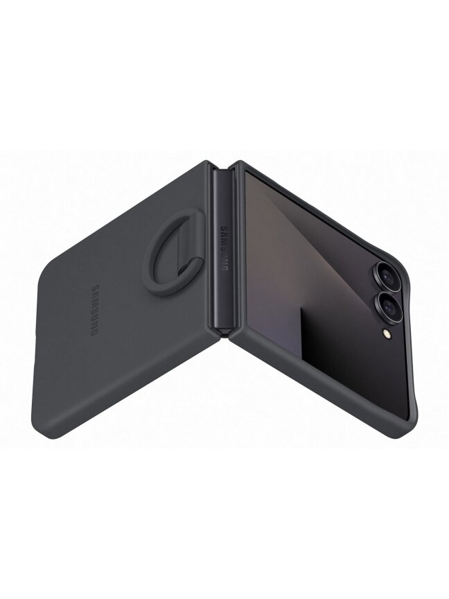 PF766TBEGWW Ring Case (Silicone) Samsung Galaxy Flip7, Black 2