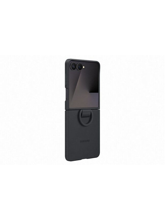 PF766TBEGWW Ring Case (Silicone) Samsung Galaxy Flip7, Black