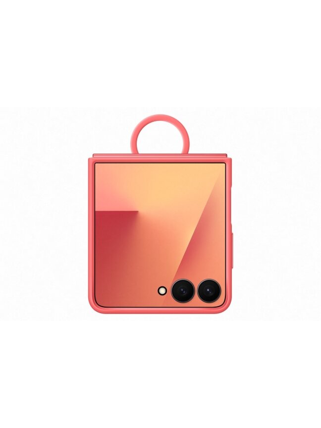 PF766TREGWW Ring Case (Silicone) Samsung Galaxy Flip7, Red 1