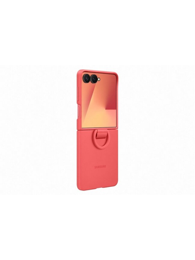 PF766TREGWW Ring Case (Silicone) Samsung Galaxy Flip7, Red 5