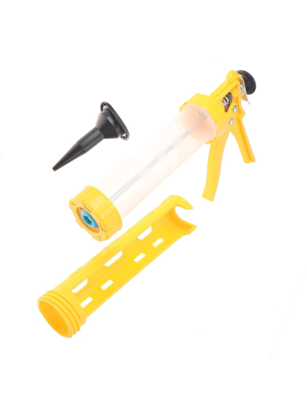 Pistoletas hermetikams plastikinis 400 ml (dvigubos paskirties) BRENAR (B297-04) Pistoletas hermetikams plastikinis 400 ml (dvigubos paskirties) BRENAR (B297-04)