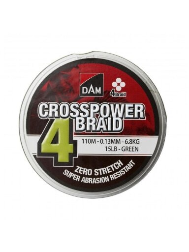 Pintas Valas CROSSPOWER 4-BRAID 300m 0.20mm 9.9kg
