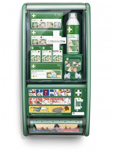 Pirmos pagalbos stendas, su minkštu tvarsčiu, Cederroth