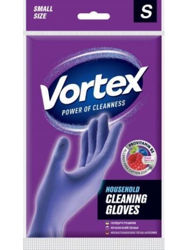 Pirštinės guminės Vortex, lateksas, violetinė, S