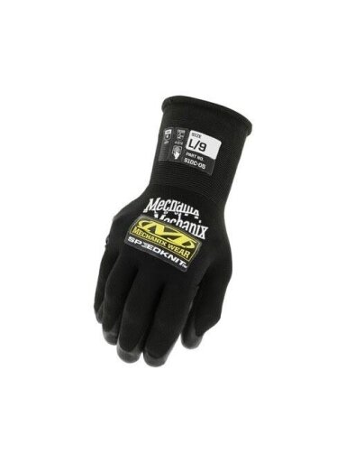 Pirštinės pirštuotos Mechanix Wear S1DC-05-007, juoda, S